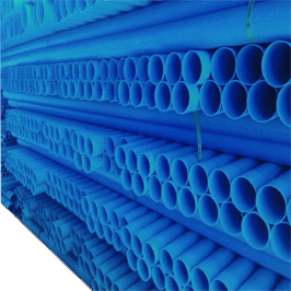 blue pipe